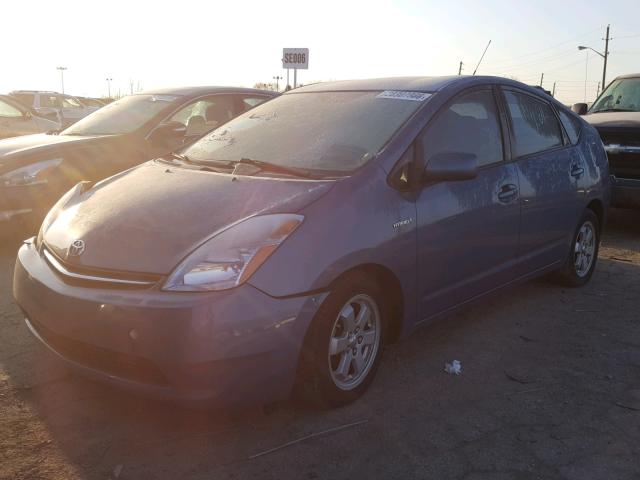 JTDKB22U667527426 - 2006 TOYOTA PRIUS BLUE photo 2