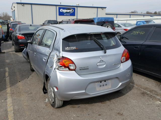 ML32A3HJ9EH021395 - 2014 MITSUBISHI MIRAGE DE SILVER photo 3