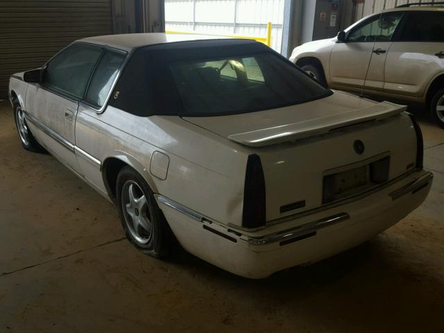 1G6ET129XSU616592 - 1995 CADILLAC ELDORADO T WHITE photo 3