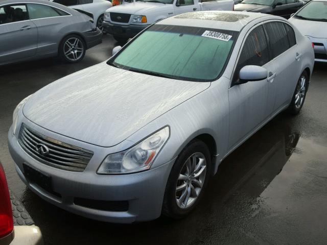 JNKBV61E57M716501 - 2007 INFINITI G35 SILVER photo 2