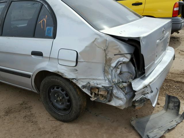 JT2EL56E6S7037490 - 1995 TOYOTA TERCEL DX SILVER photo 9