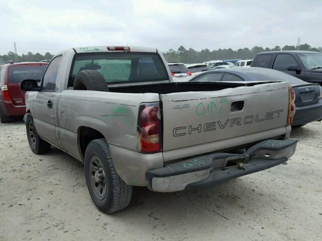 1GCEC14X44Z201072 - 2004 CHEVROLET SILVERADO GRAY photo 3