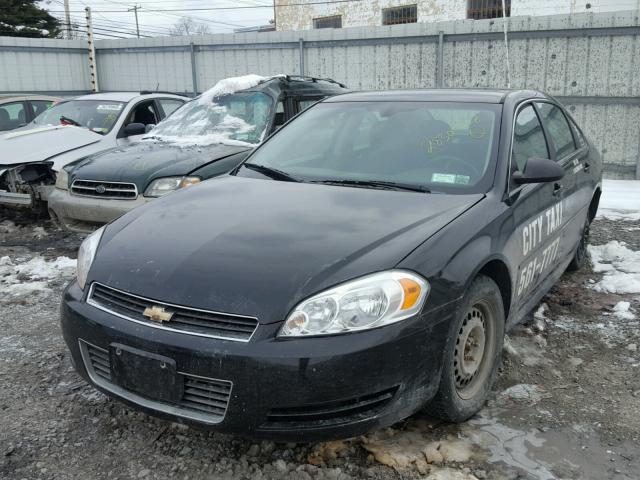 2G1WF5E35C1296837 - 2012 CHEVROLET IMPALA LS BLACK photo 2