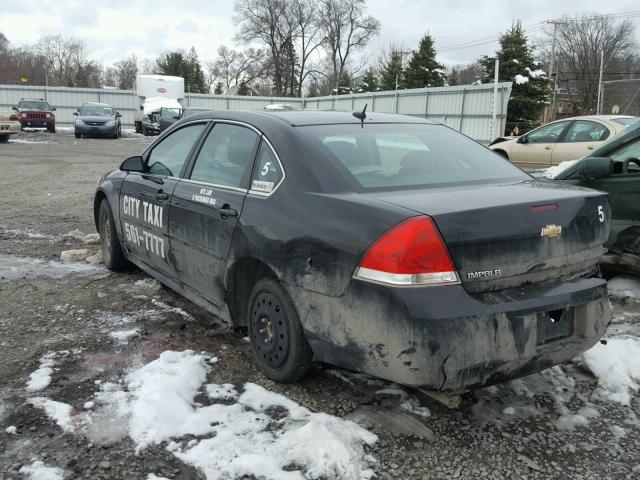 2G1WF5E35C1296837 - 2012 CHEVROLET IMPALA LS BLACK photo 3