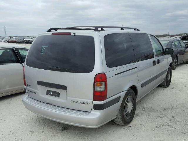 1GNDX03E33D117807 - 2003 CHEVROLET VENTURE SILVER photo 4