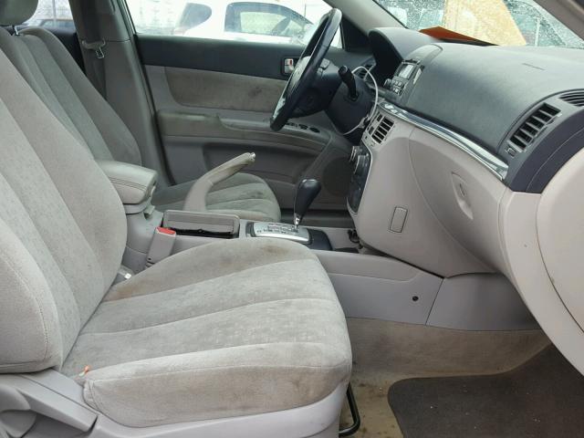 5NPEU46F86H008517 - 2006 HYUNDAI SONATA GLS SILVER photo 5