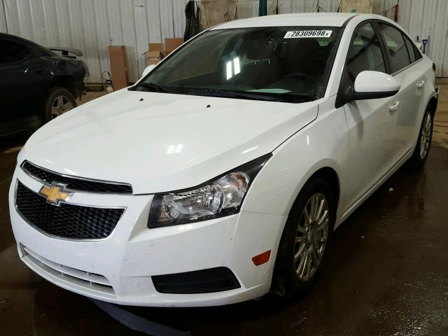 1G1PK5SC0C7330917 - 2012 CHEVROLET CRUZE ECO WHITE photo 2