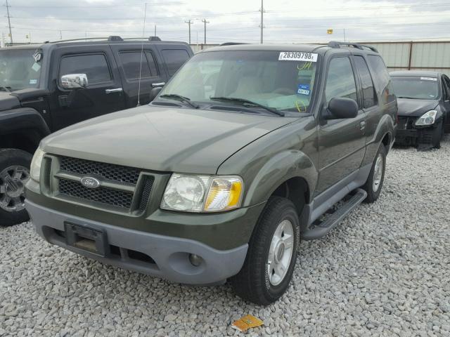 1FMYU60E83UA98256 - 2003 FORD EXPLORER S GREEN photo 2