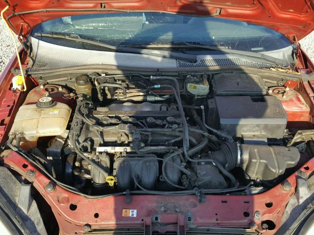 1FAFP34N15W252847 - 2005 FORD FOCUS ZX4 RED photo 7