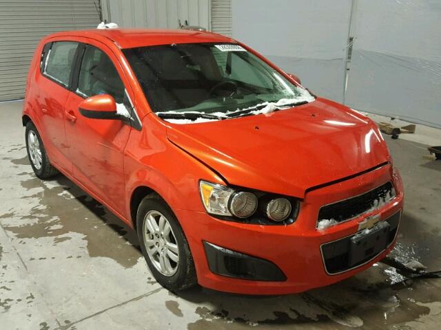 1G1JA6SH4C4118257 - 2012 CHEVROLET SONIC LS RED photo 1