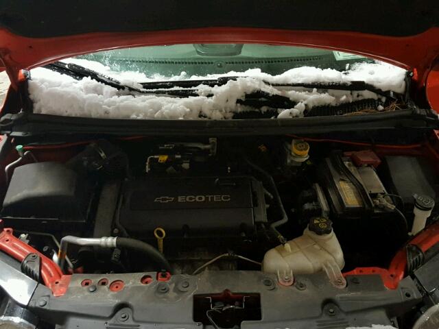 1G1JA6SH4C4118257 - 2012 CHEVROLET SONIC LS 红色 照片 7