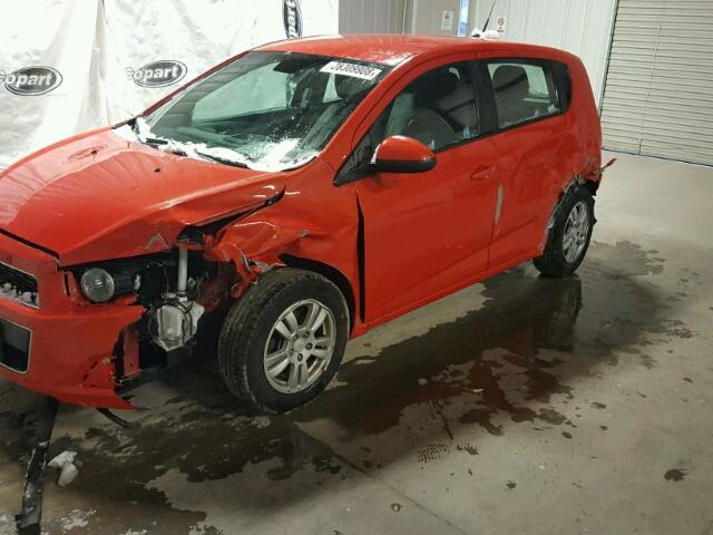 1G1JA6SH4C4118257 - 2012 CHEVROLET SONIC LS RED photo 9