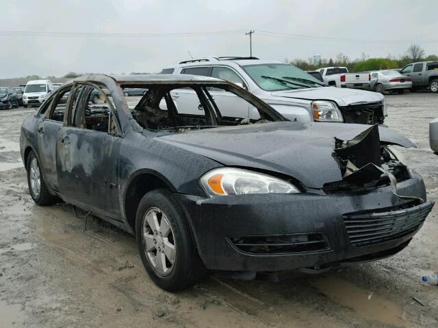 2G1WT58K969314256 - 2006 CHEVROLET IMPALA LT BLACK photo 1