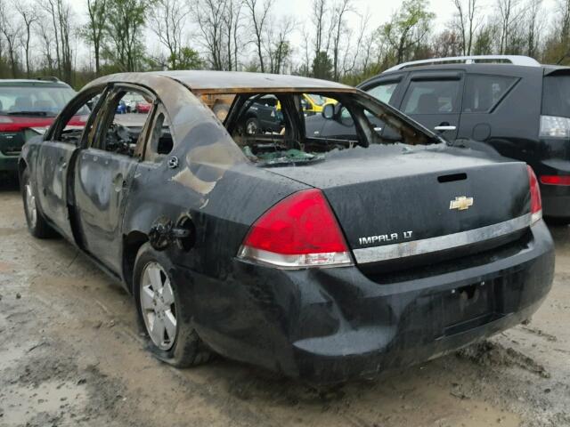 2G1WT58K969314256 - 2006 CHEVROLET IMPALA LT BLACK photo 3