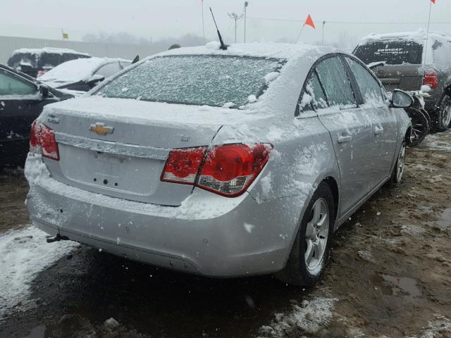 1G1PC5SBXD7181700 - 2013 CHEVROLET CRUZE LT SILVER photo 4