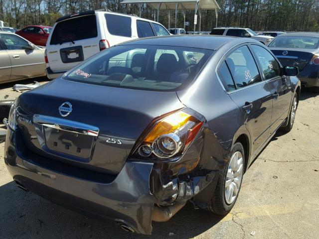 1N4AL2AP0AC172800 - 2010 NISSAN ALTIMA BAS GRAY photo 4