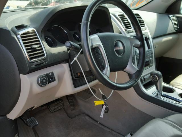 1GKLVNEDXAJ136398 - 2010 GMC ACADIA SLT 黑色 照片 9