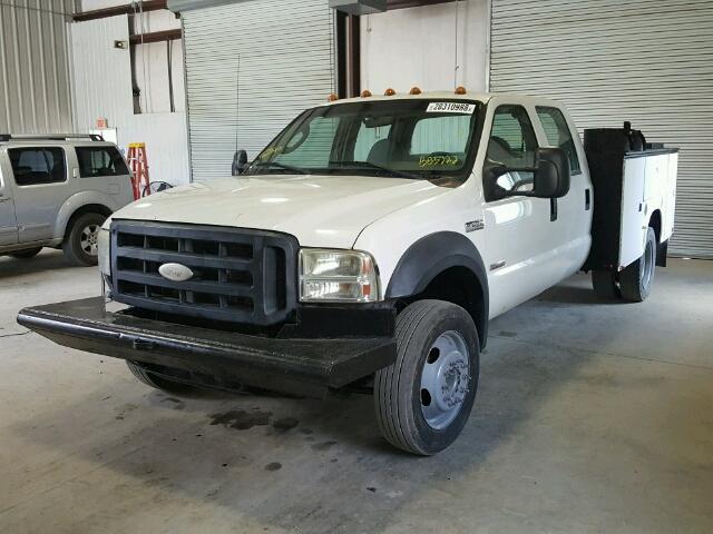 1FDXW46P96EB83222 - 2006 FORD F450 SUPER WHITE photo 2