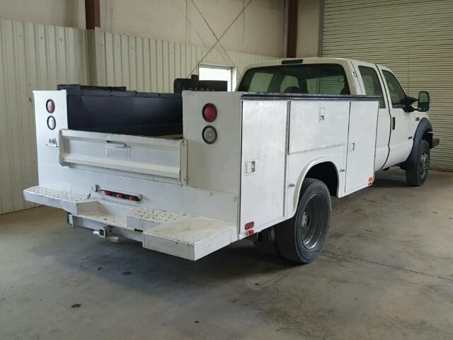 1FDXW46P96EB83222 - 2006 FORD F450 SUPER WHITE photo 4