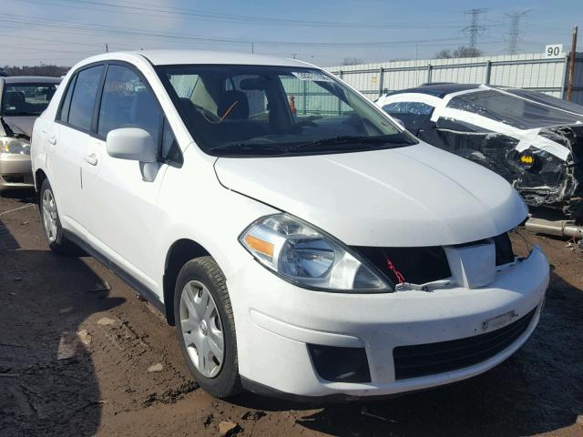 3N1BC1AP8AL393268 - 2010 NISSAN VERSA S WHITE photo 1