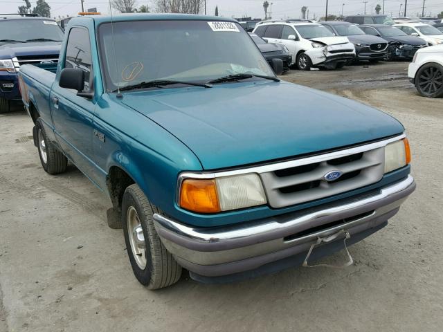 1FTCR10A8VUC23873 - 1997 FORD RANGER GREEN photo 1