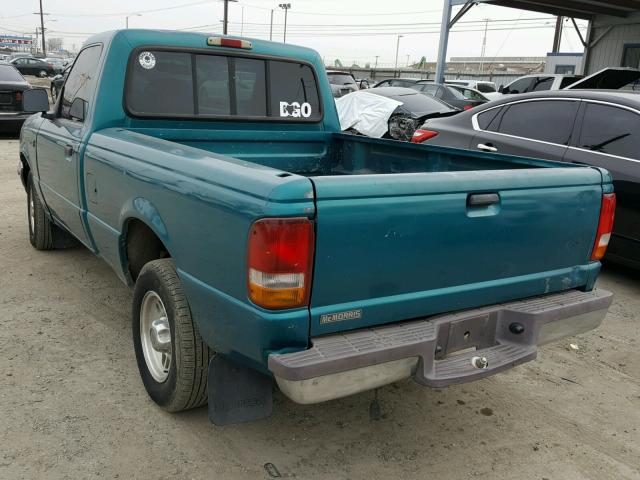 1FTCR10A8VUC23873 - 1997 FORD RANGER GREEN photo 3