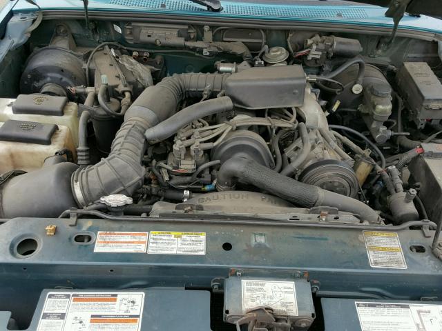 1FTCR10A8VUC23873 - 1997 FORD RANGER GREEN photo 7