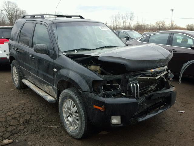 4M2YU56166DJ04363 - 2006 MERCURY MARINER BLACK photo 1