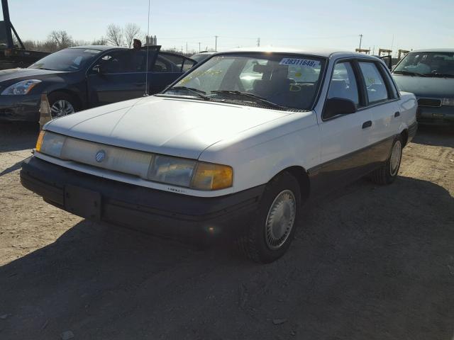 2MEPM36X9NB634159 - 1992 MERCURY TOPAZ GS WHITE photo 2