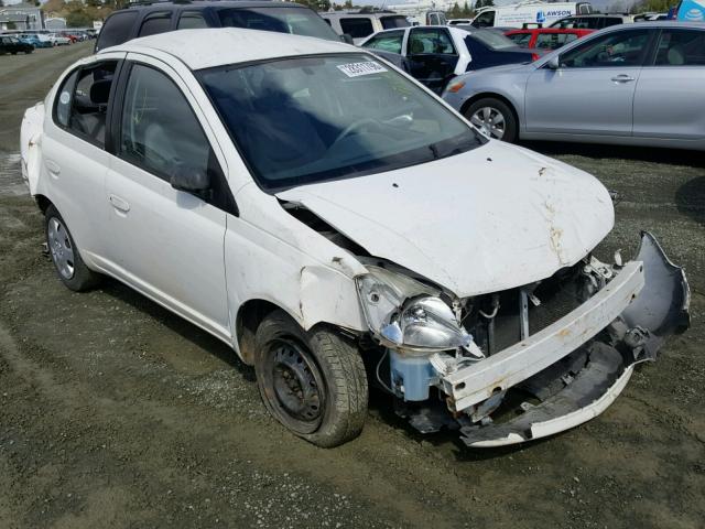 JTDBT123X30274372 - 2003 TOYOTA ECHO WHITE photo 1