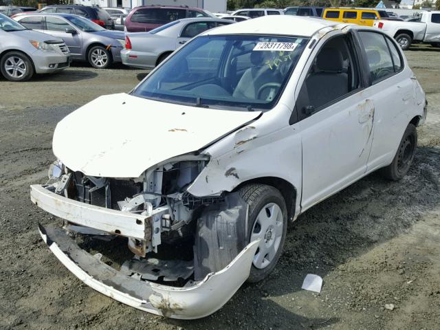 JTDBT123X30274372 - 2003 TOYOTA ECHO WHITE photo 2