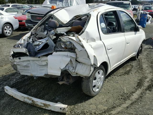 JTDBT123X30274372 - 2003 TOYOTA ECHO WHITE photo 4