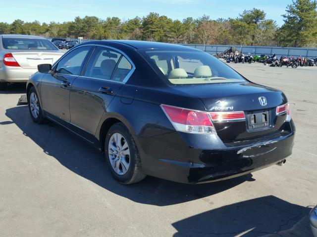 1HGCP2F49CA012047 - 2012 HONDA ACCORD LXP BLACK photo 3