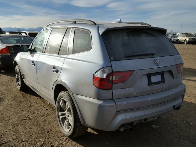 WBXPA93486WD32164 - 2006 BMW X3 3.0I BLUE photo 3