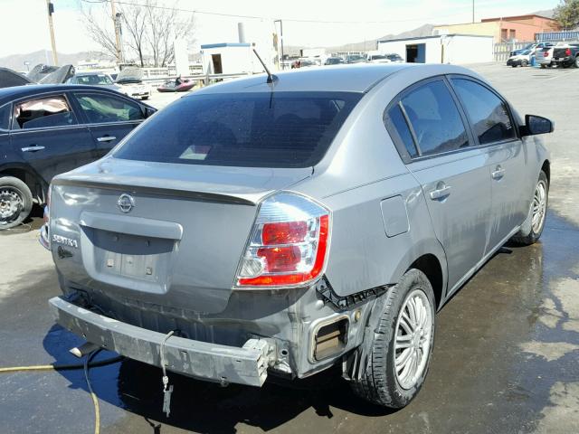 3N1AB61E48L627815 - 2008 NISSAN SENTRA 2.0 GRAY photo 4