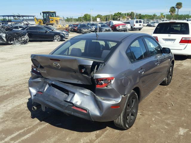 JM1BK12F261437883 - 2006 MAZDA 3 I SILVER photo 4