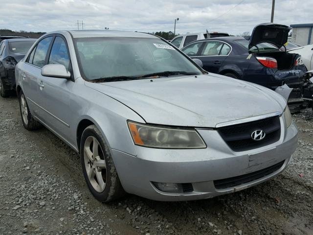 5NPEU46FX6H063678 - 2006 HYUNDAI SONATA GLS SILVER photo 1