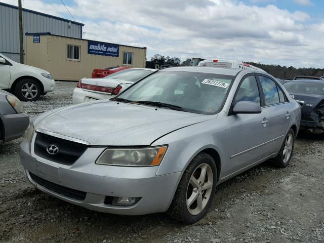 5NPEU46FX6H063678 - 2006 HYUNDAI SONATA GLS SILVER photo 2