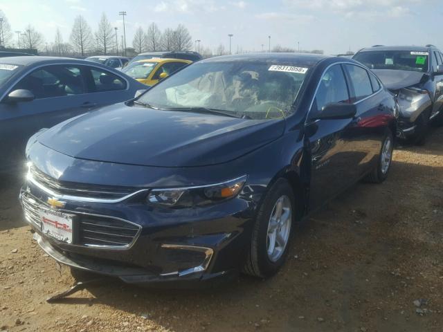 1G1ZB5ST6JF107552 - 2018 CHEVROLET MALIBU LS 蓝色 照片 2