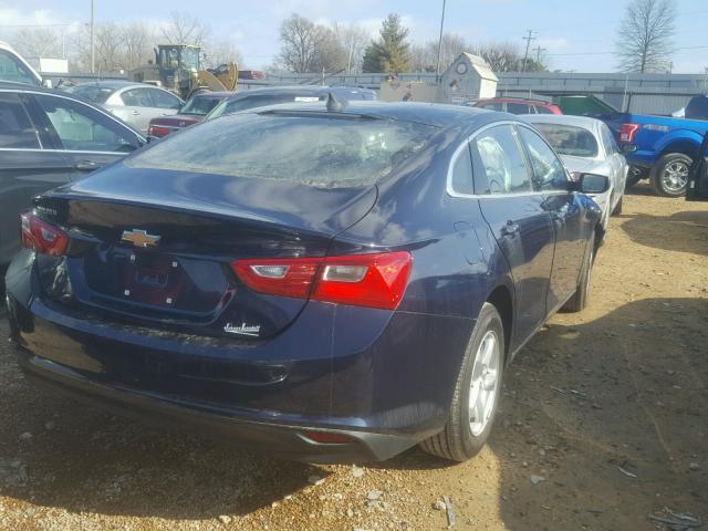 1G1ZB5ST6JF107552 - 2018 CHEVROLET MALIBU LS 蓝色 照片 4