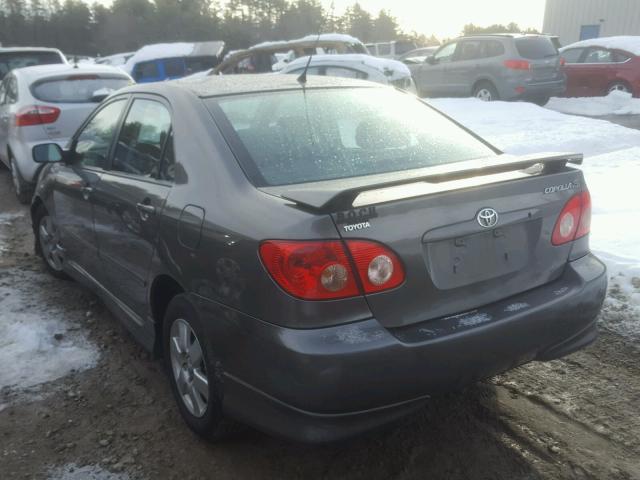 2T1BR32E77C740170 - 2007 TOYOTA COROLLA CE GRAY photo 3