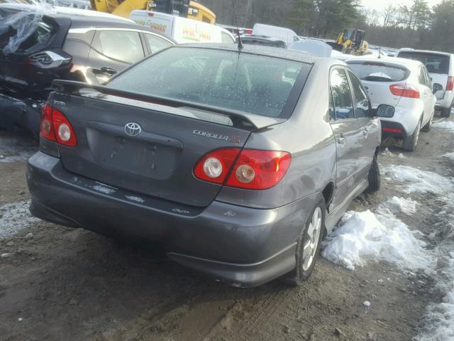 2T1BR32E77C740170 - 2007 TOYOTA COROLLA CE GRAY photo 4