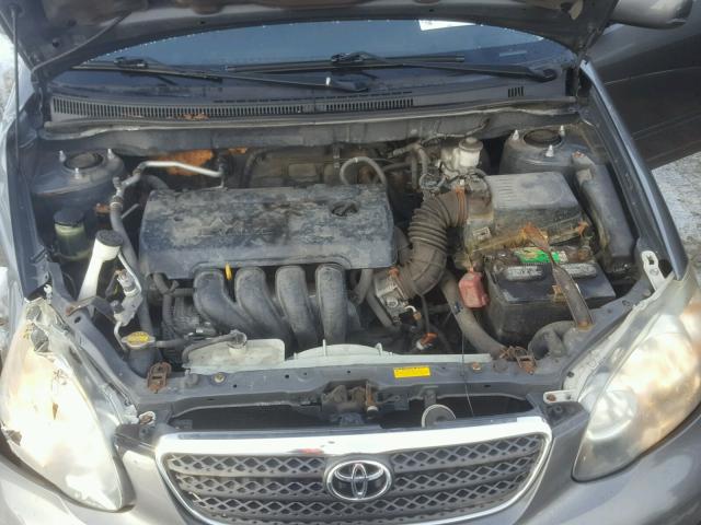 2T1BR32E77C740170 - 2007 TOYOTA COROLLA CE GRAY photo 7