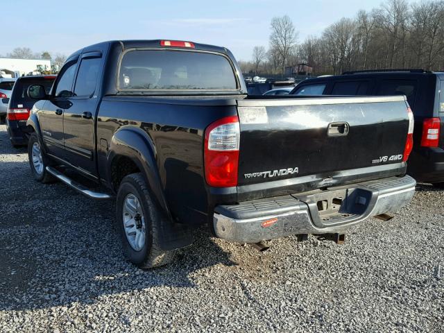 5TBDT44195S469121 - 2005 TOYOTA TUNDRA DOU BLACK photo 3