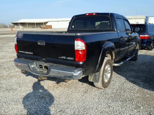 5TBDT44195S469121 - 2005 TOYOTA TUNDRA DOU BLACK photo 4