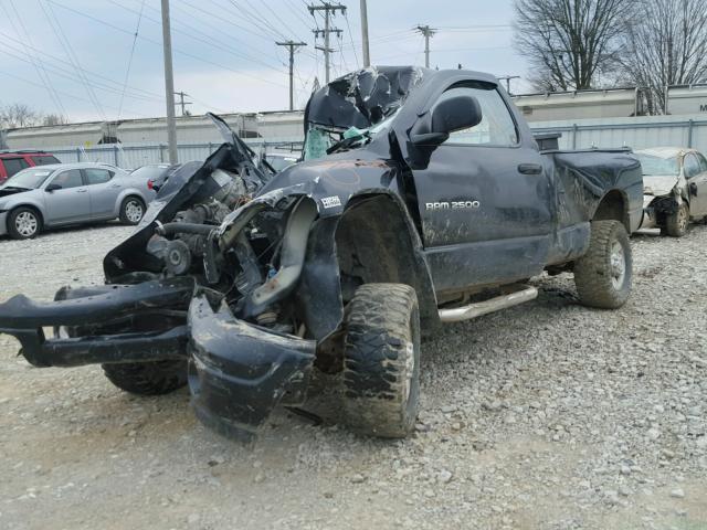 3D7KU26DX3G754936 - 2003 DODGE RAM 2500 S BLACK photo 2
