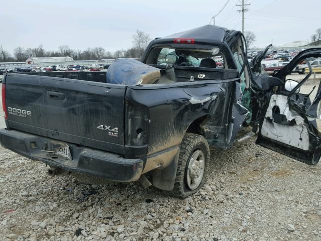 3D7KU26DX3G754936 - 2003 DODGE RAM 2500 S BLACK photo 4