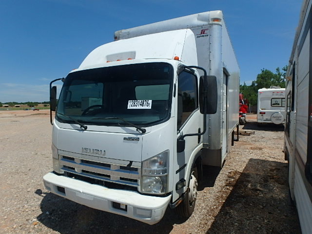 4KLC4B1U88J801392 - 2008 ISUZU NPR WHITE photo 2