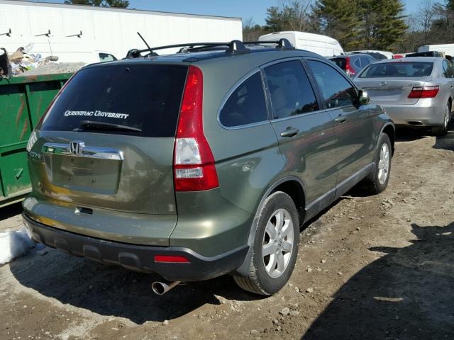 5J6RE48778L019425 - 2008 HONDA CR-V EXL GREEN photo 4