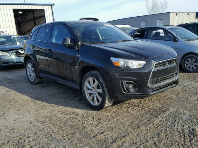 4A4AR3AU7DE008630 - 2013 MITSUBISHI OUTLANDER BLACK photo 1